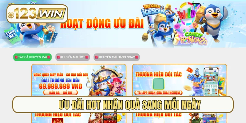 Ưu đãi hot nhận quà sang mỗi ngày